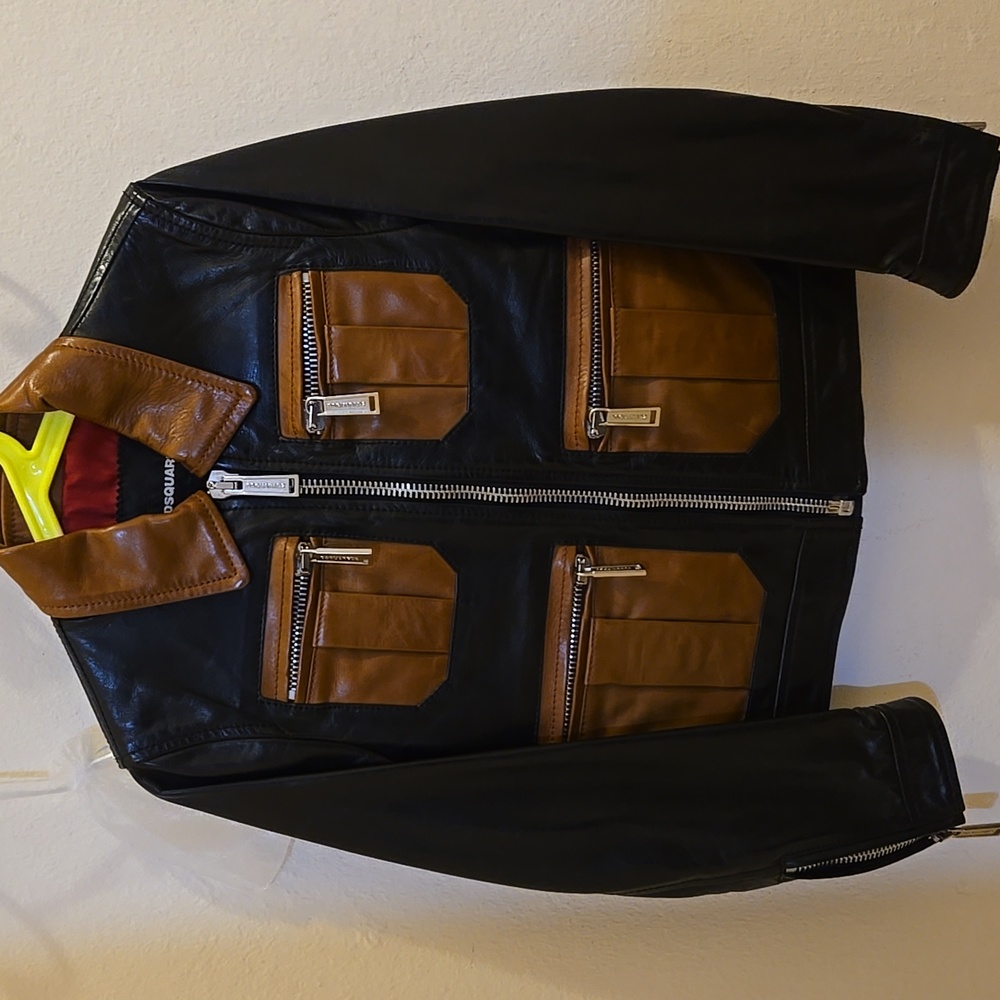 Dsquared Childrens Leather Jacket
